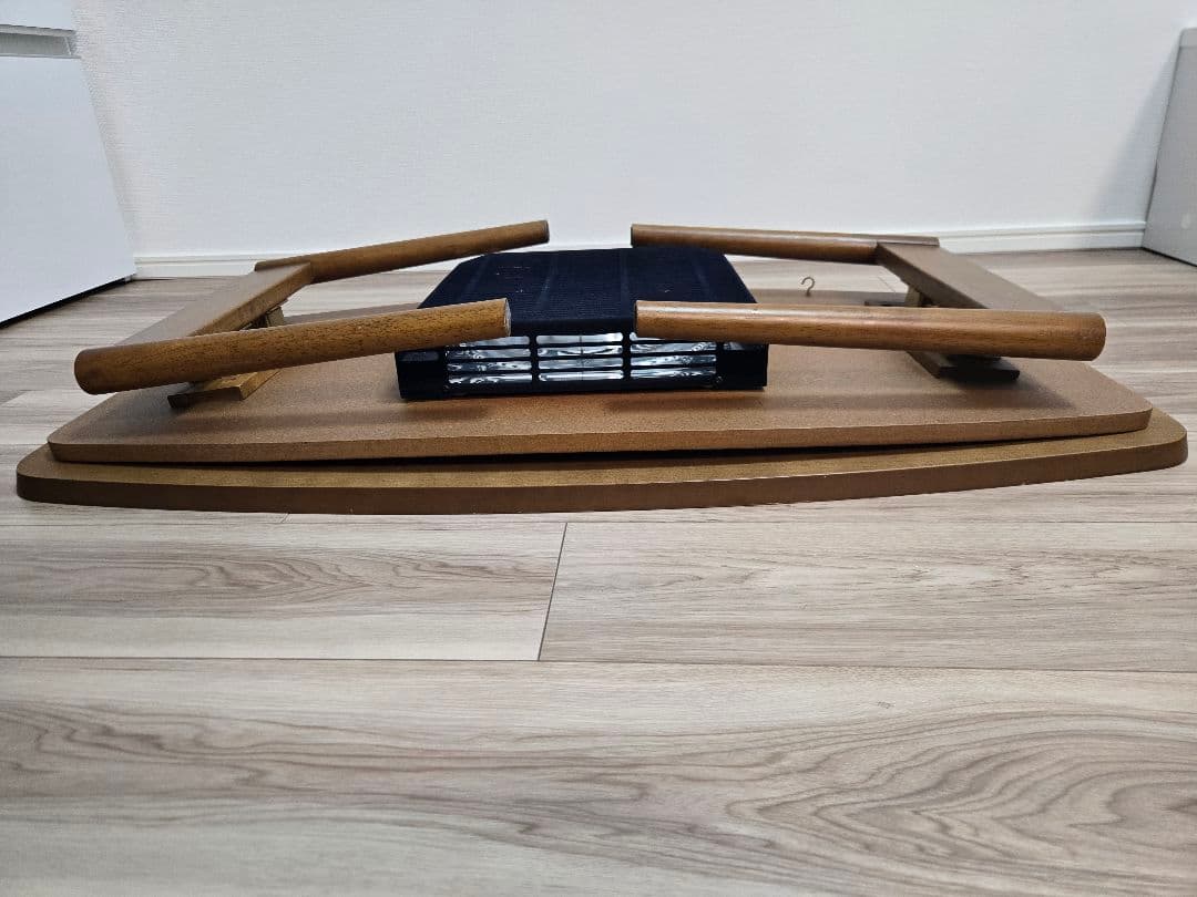 AZUMAYA こたつテーブル コタツ エルフィ ウォールナット 901WAL