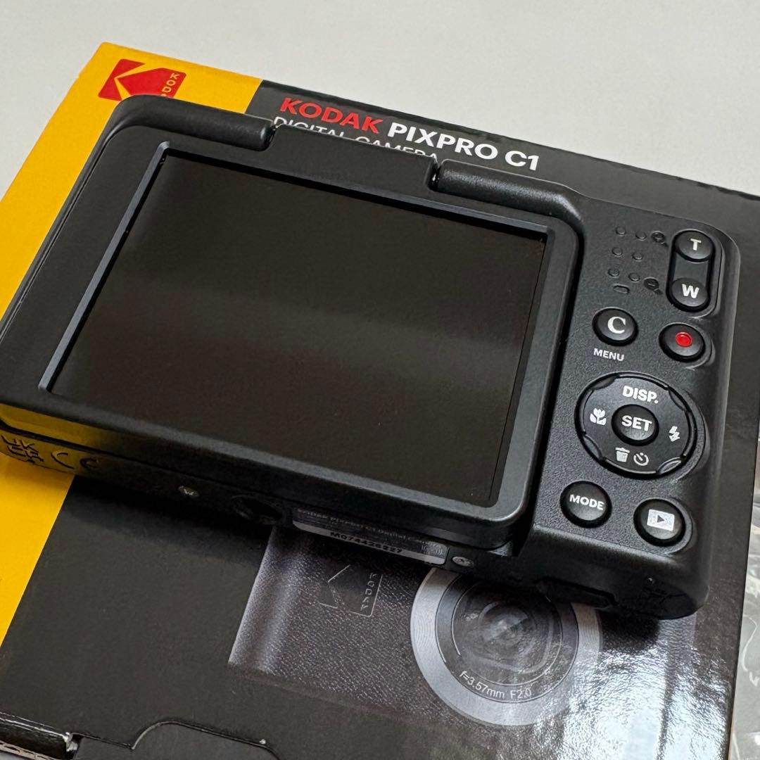 【美品・おまけ付き】KODAK PIXPRO C1 ブラック　デニム風ポーチ付き