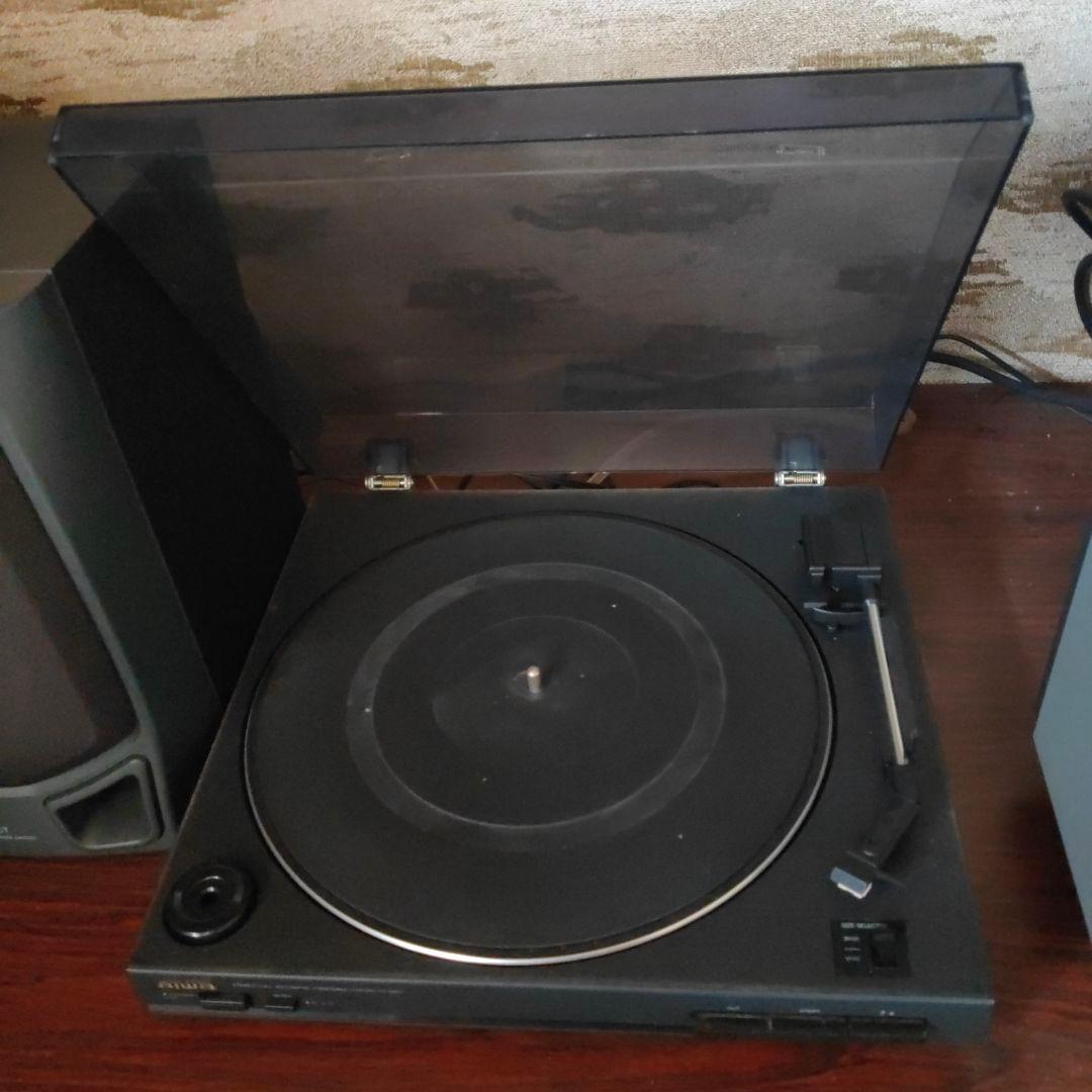 Aiwa ミニコンポ CDラジオカセット、LPプレイヤー