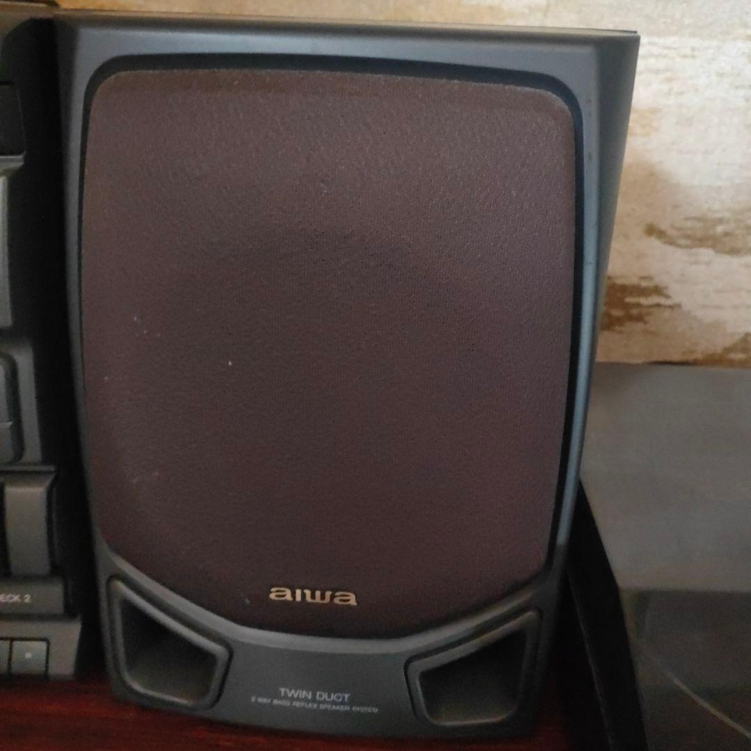 Aiwa ミニコンポ CDラジオカセット、LPプレイヤー