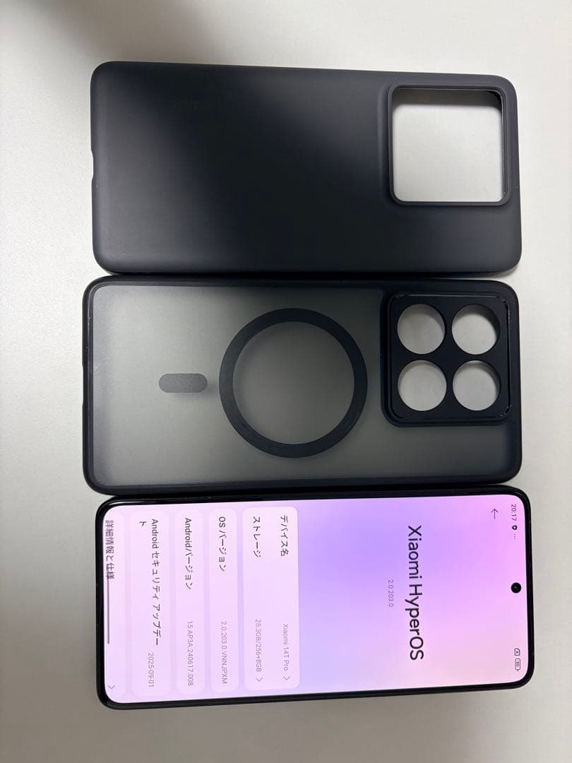 【国内版・美品】Xiaomi 14T Pro チタンブラック SIMフリー