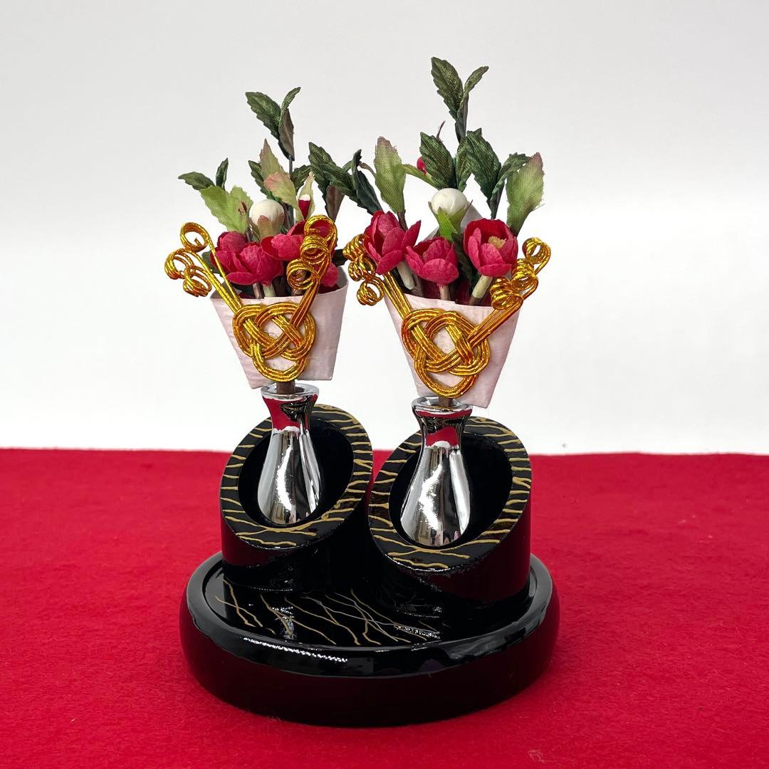 雛人形　桃の節句　雛道具　黒塗かなで　巻物付き