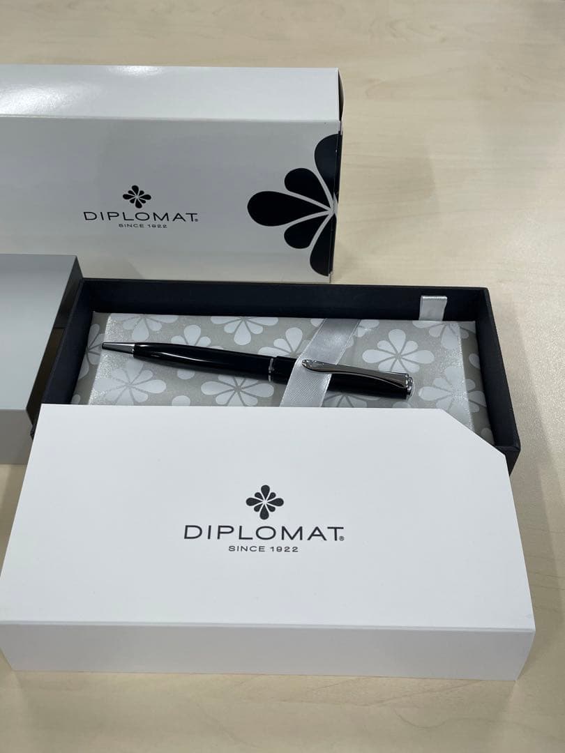 【新品】DIPLOMAT 　ディプロマット　ボールペン　ドイツ　紺色　プレゼント