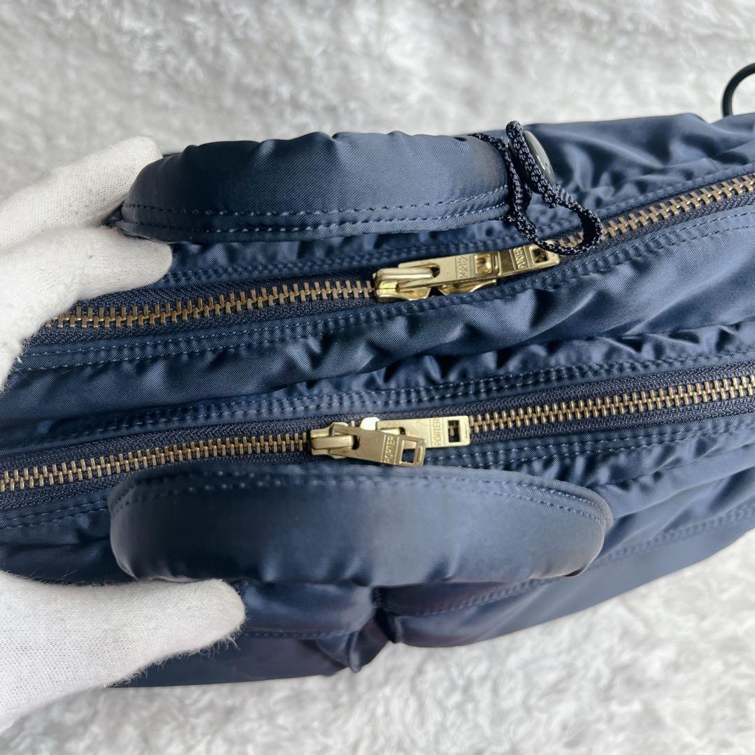 新型 ポーター タンカー アイアンブルー 3way 2層式 ブリーフケース A4