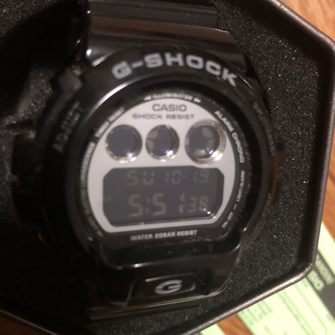 G-SHOCK DW-6900NB-1DR BKラバー 海外モデル ブラック