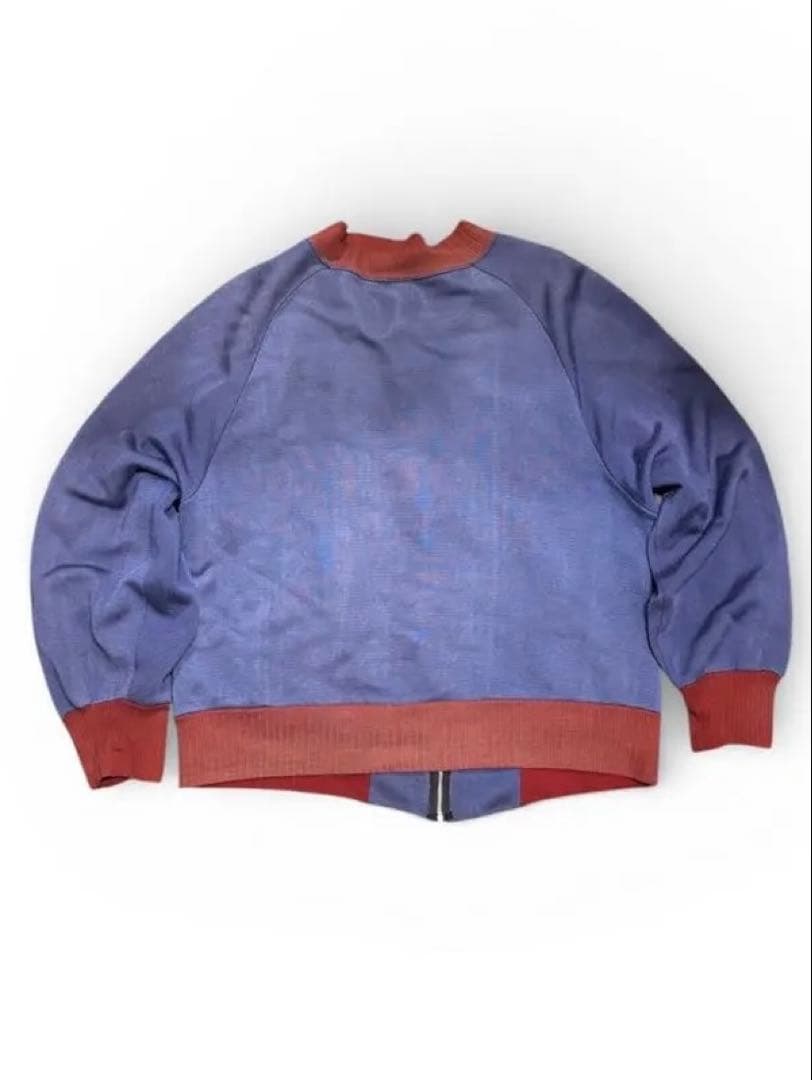 50s TOWNCRAFT ツートンフルジップスウェット