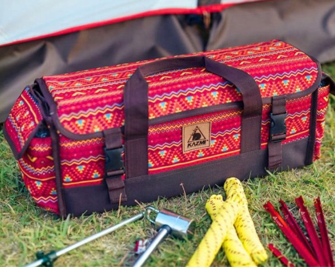 【激レア】ナバホ/オルテガ柄 アウトドアチェア2脚+マルチコンテナボックスセット