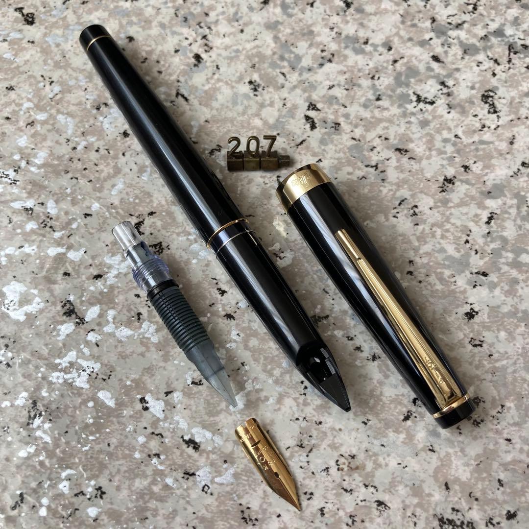 #207 オーバーホール済み 万年筆 PILOT Elite エリート 18k