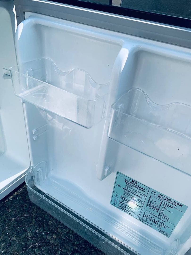 送料設置無料　A-Stage ２ドア冷凍冷蔵庫　RM-90L02SL