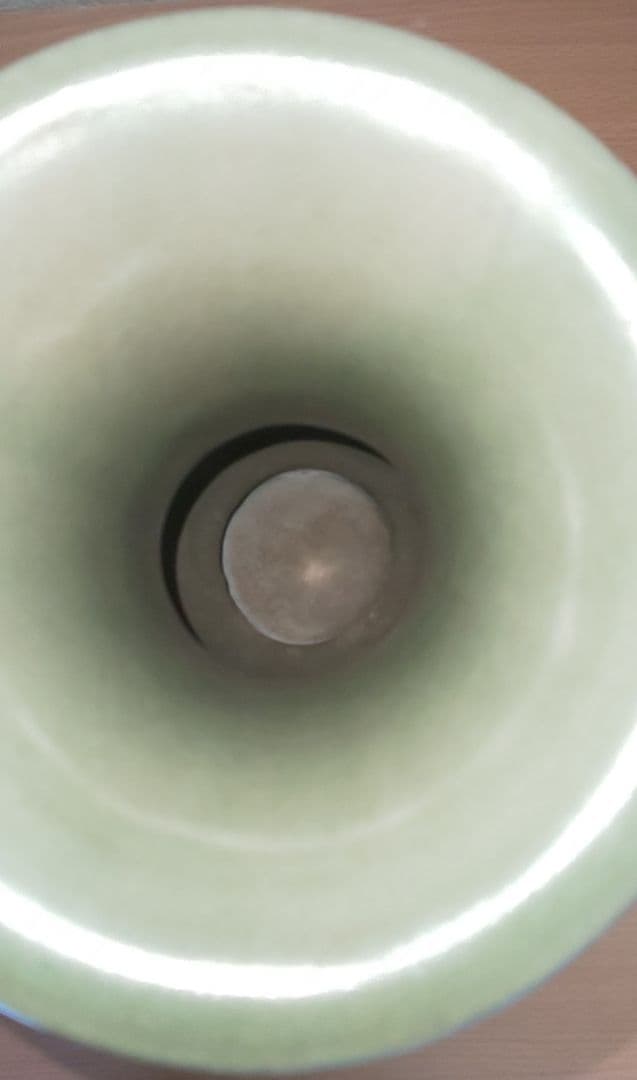 青磁中国美術 宋龍泉窯粉 梅子青出青磁品種 尊式 花瓶