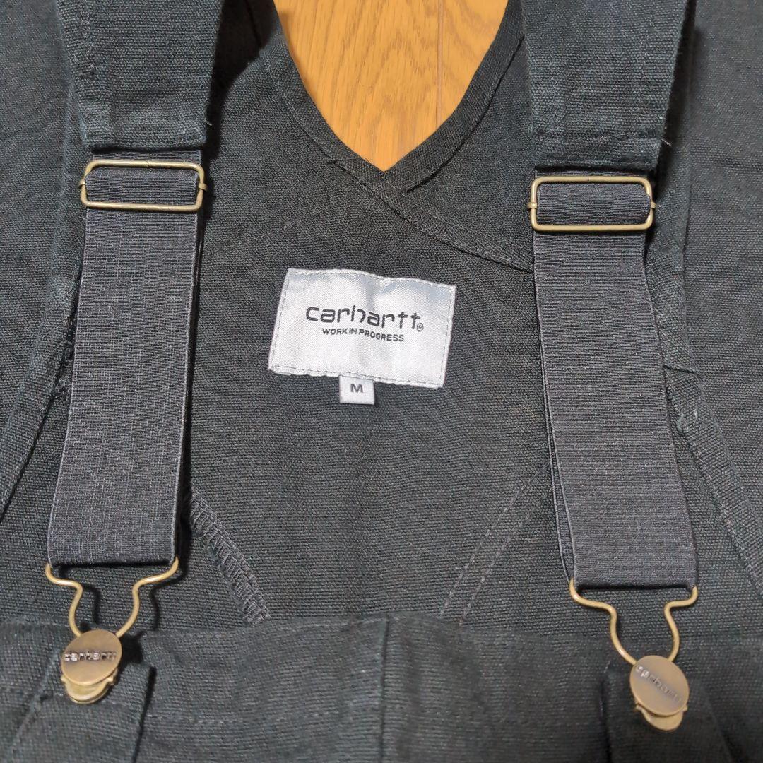 カーハート　オーバーオールMサイズ 美品 ブラック