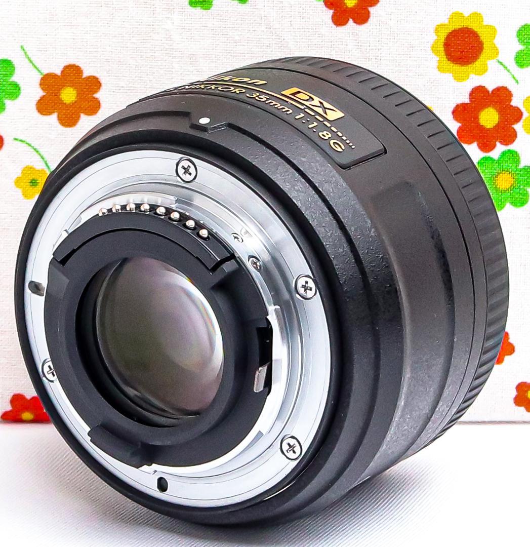 美品 Nikon NIKKOR 35mm f1.8☆単焦点レンズ☆レンズフード付