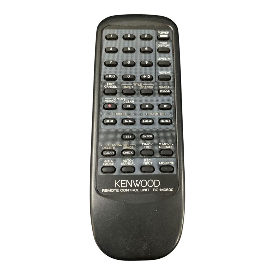 KENWOOD MDデッキ DMF-7003 リモコン付