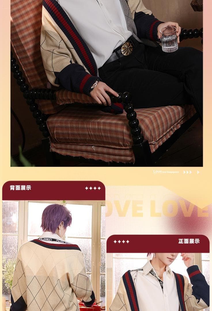 みねこ リンク 三分妄想 恋と深空 ホムラ コスプレ衣装 XL