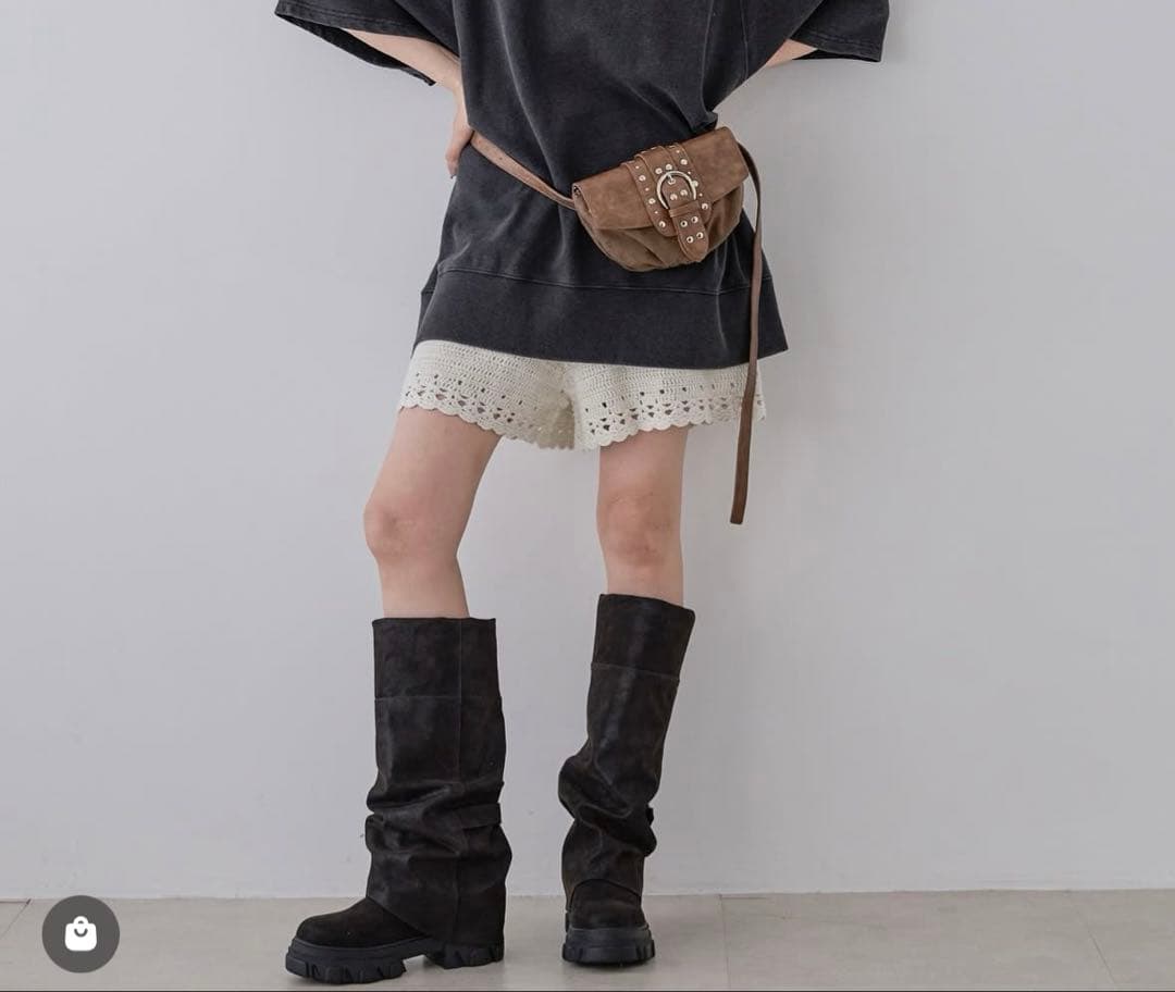 JEANASIS ルーズFITロングブーツ