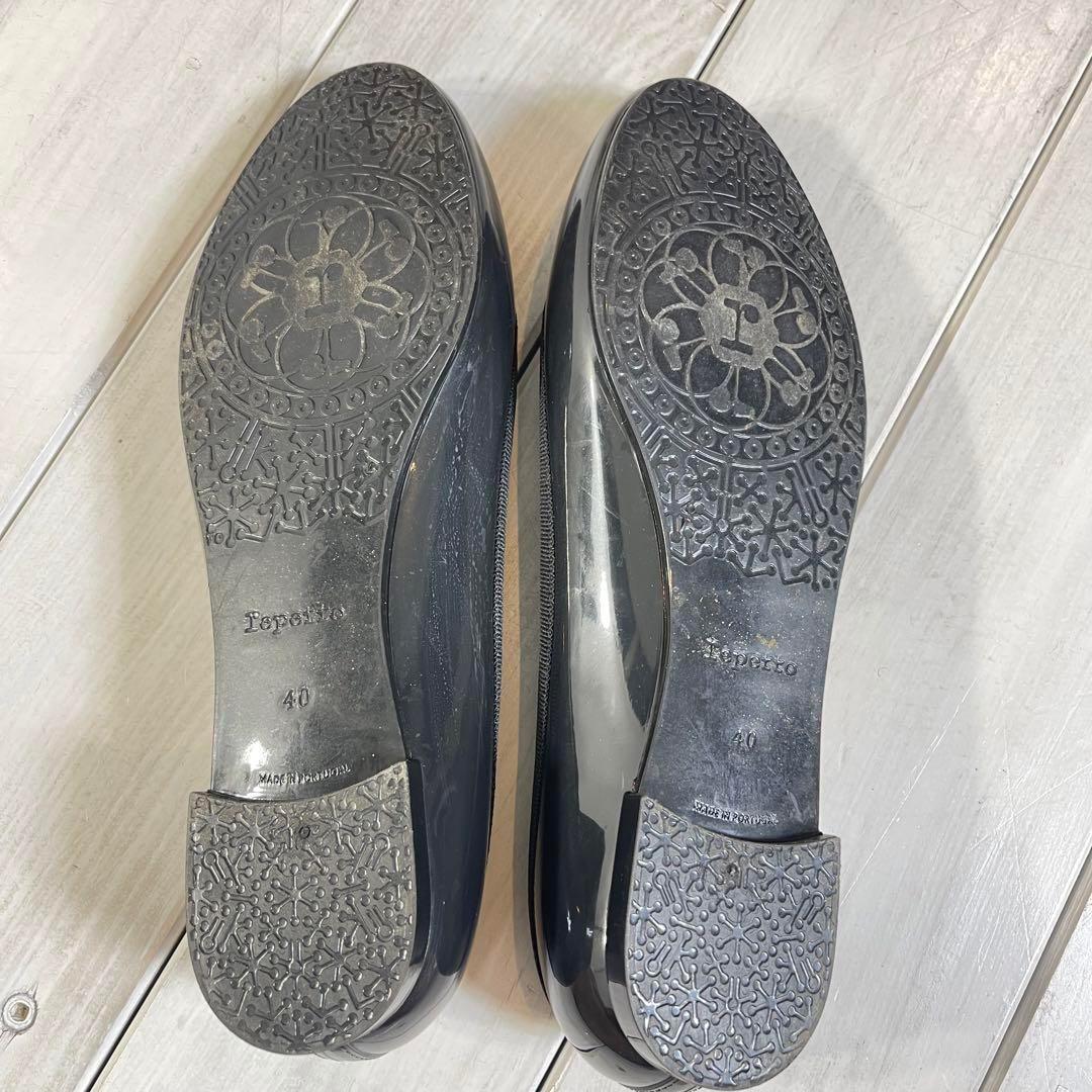 レペット　レインシューズ　ブラック　黒　【40】