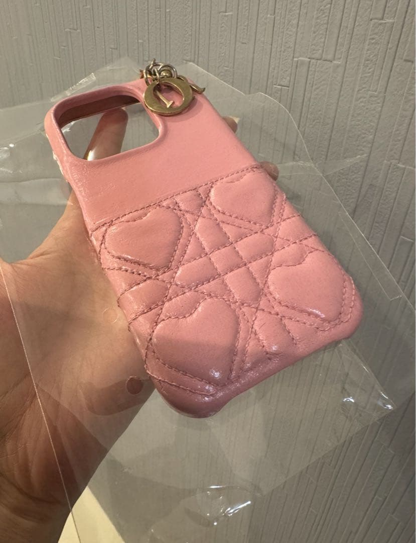 ハート模様ピンクiPhone dior