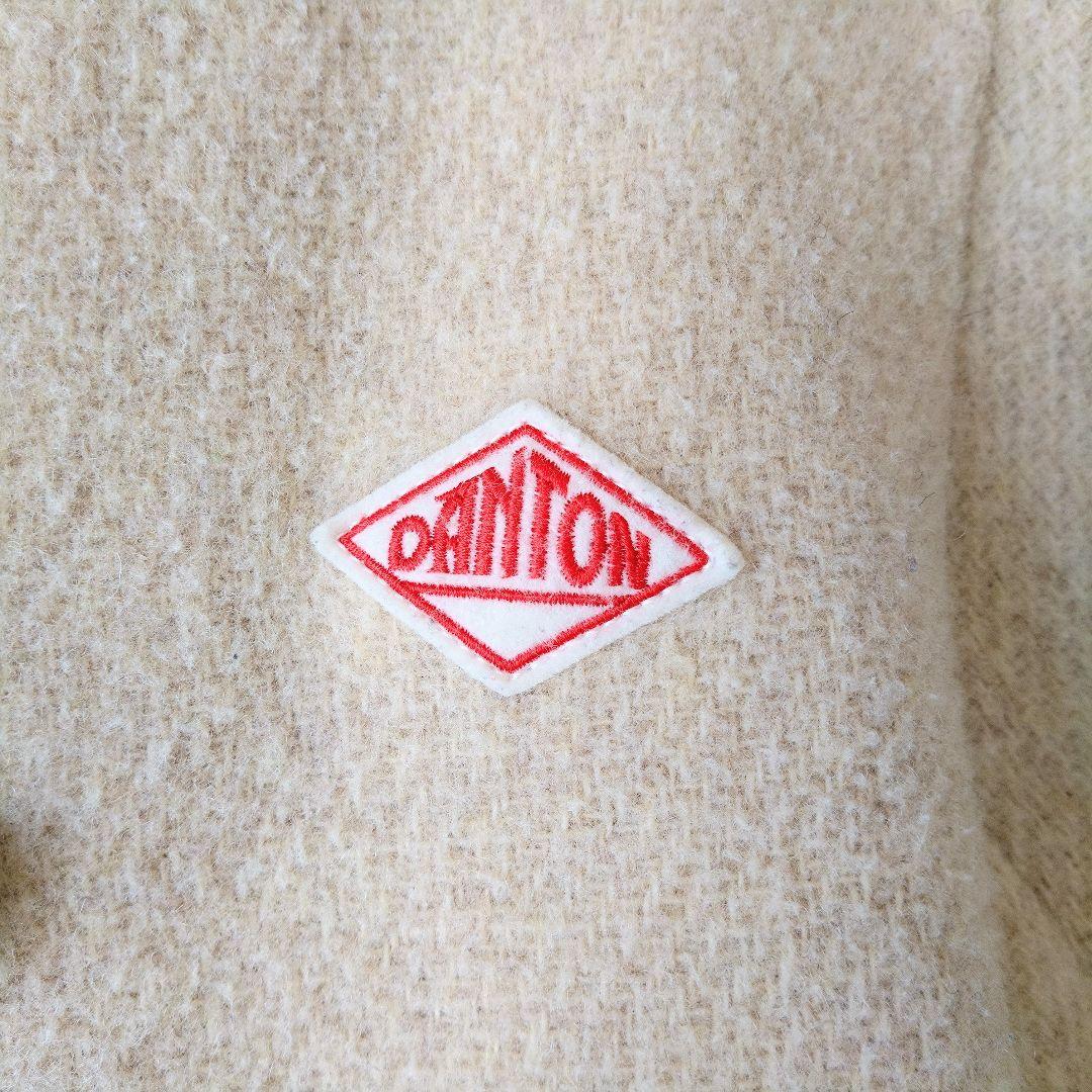 美品✨DANTON ダントン ウールモッサ Pコート ダブル ホワイト 36