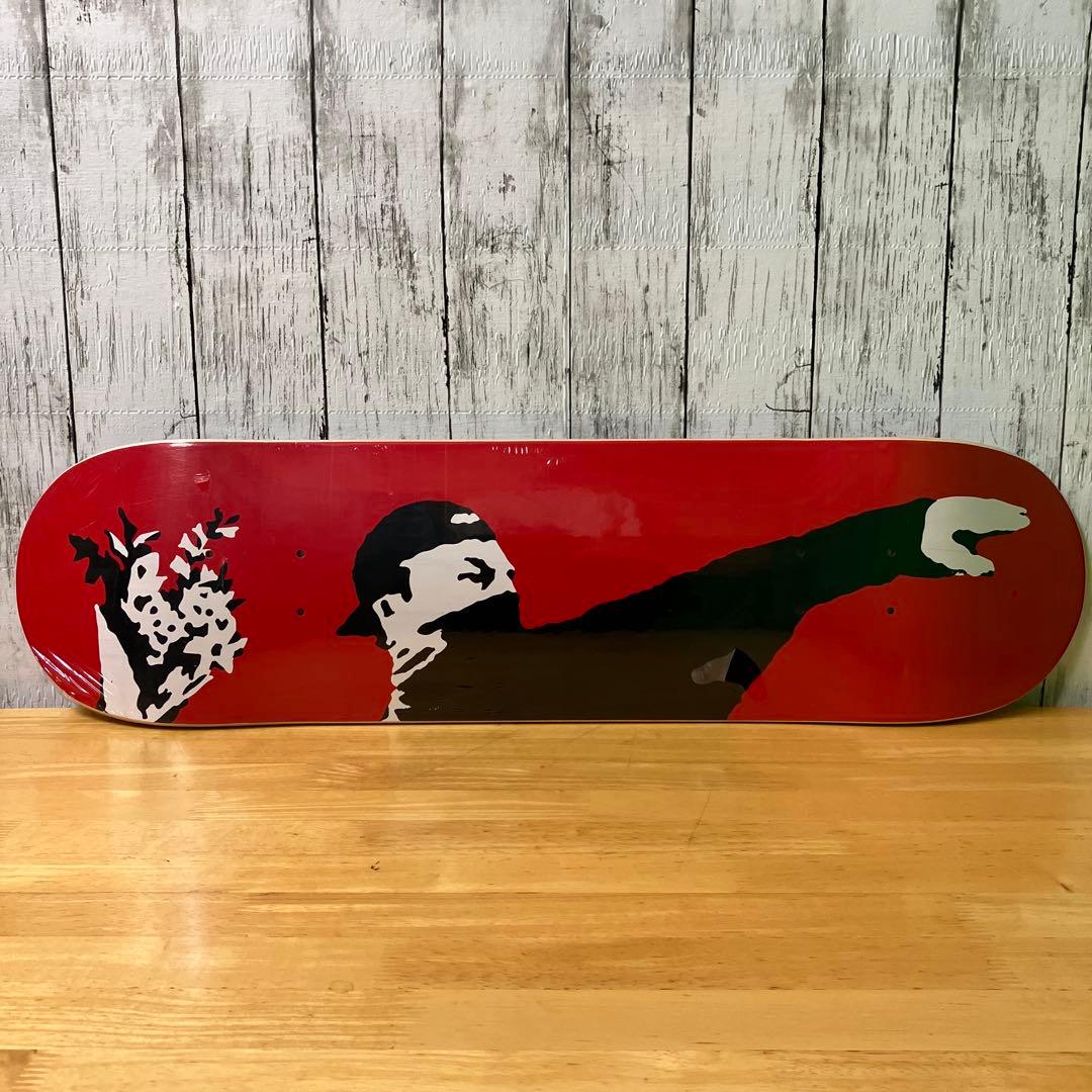 バンクシー展 《Flower Thrower》 スケートボードデッキ