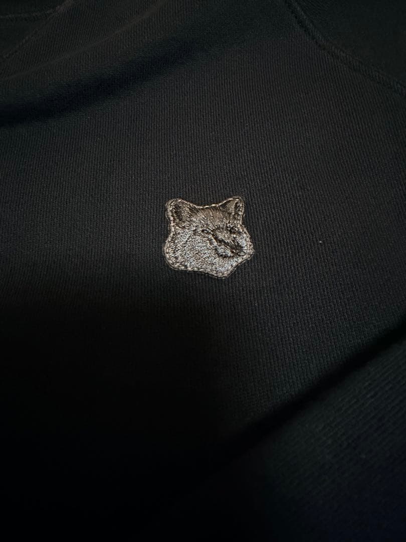 MAISON KITSUNÉ ブラック トレーナー M メゾンキツネ