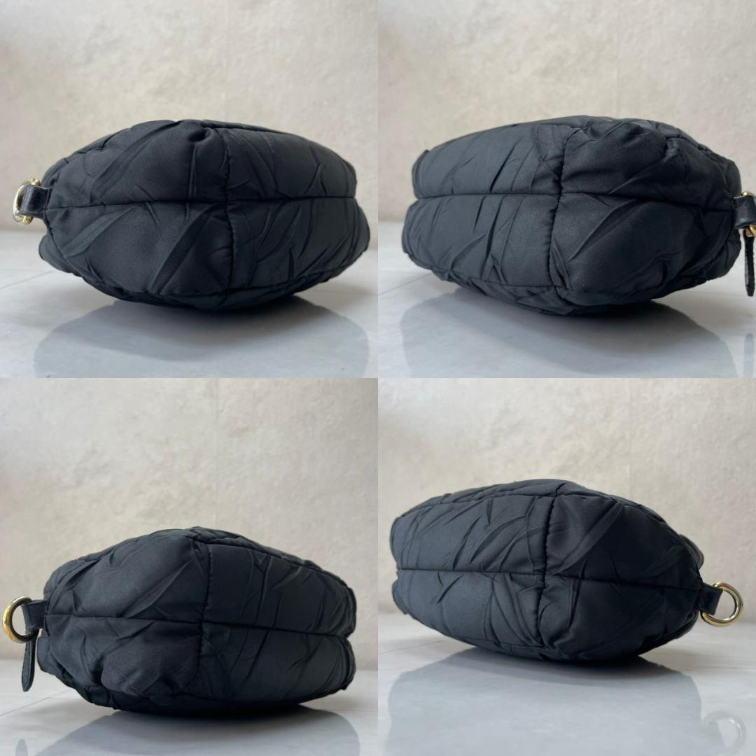 PRADA ショルダーバッグ プラダ 2way カメラバッグ キルティング 黒