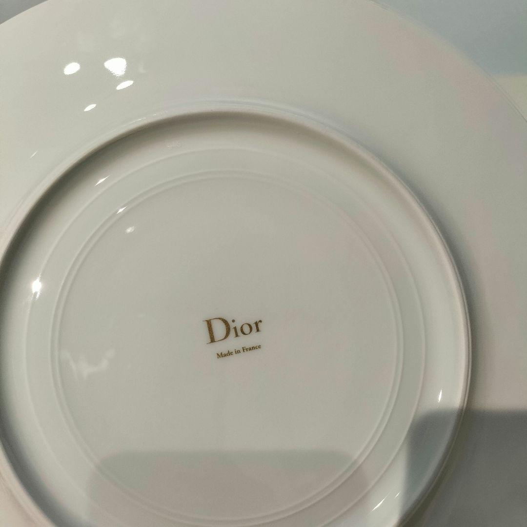 クリスチャンディオール　ディナープレート　2枚　金彩　DIOR食器　カナージュ