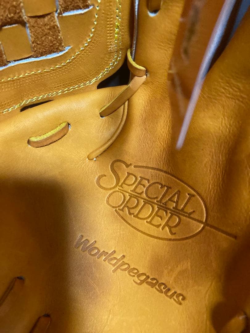 ワールドペガサスオーダー復刻桑田真澄モデル軟式投手右投用グラブ新品未使用品