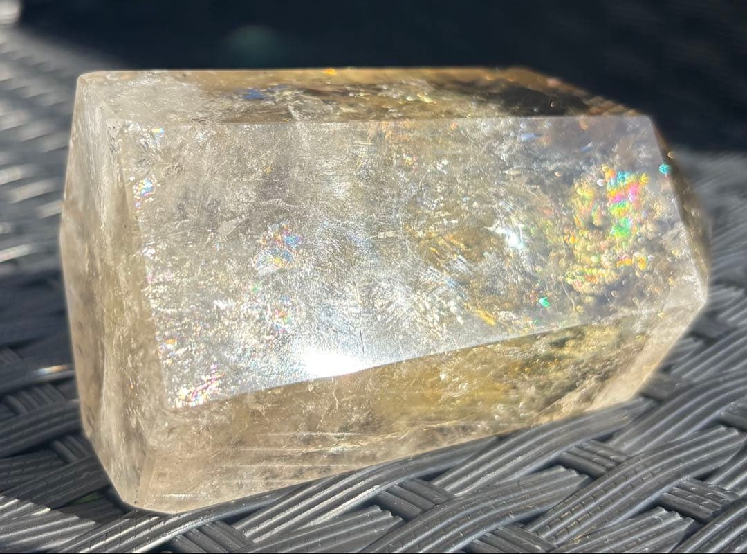 【天然石】爆虹　シトリン　タワー③