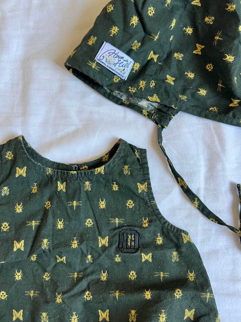 つ*ん様 house on the hill insectロンパース＋ボンネット