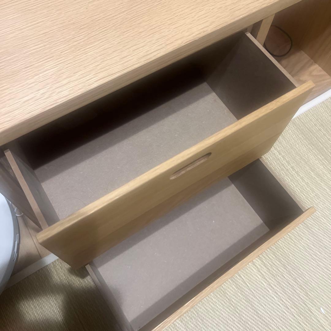 無印良品・中古・完成品 スタッキングシェルフ・3段・オーク材