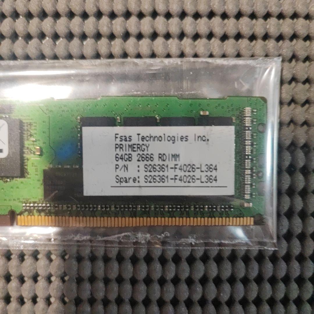 64GB 1枚 Samsung 64GB RDIMM 2666MHz ddr4