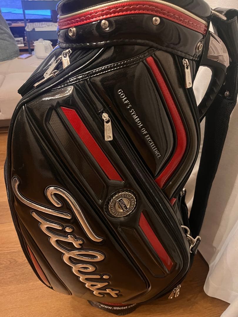 Titleist キャディバッグ ブラック/レッド