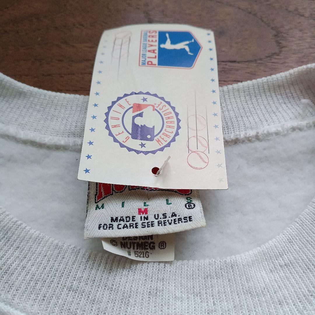 90sタグ付き当時物ドジャース野茂英雄選手NATMEGトレーナーアメリカ製