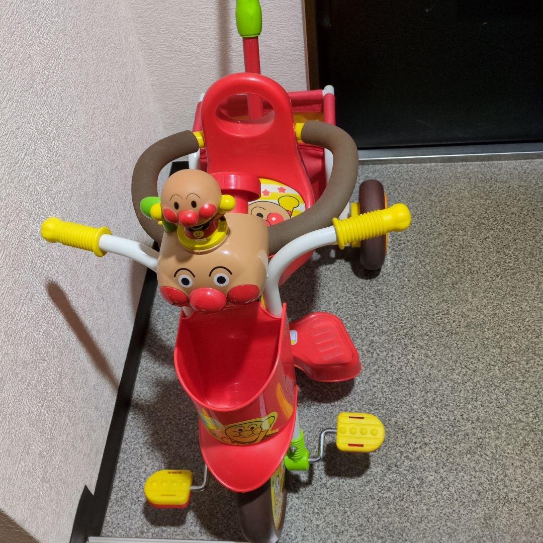 【美品】アンパンマン　三輪車　わくわくアンパンマン号