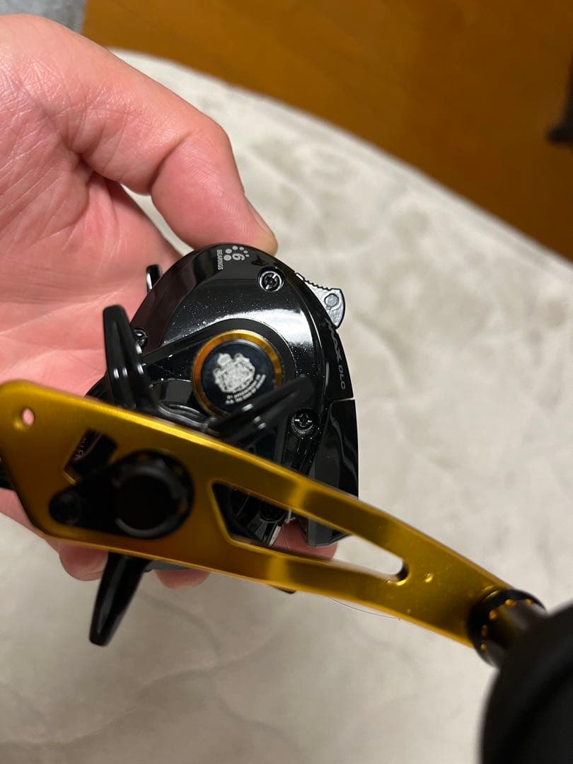 アブガルシア　MAX DLC Ｐ両軸リール ブラック/ゴールド