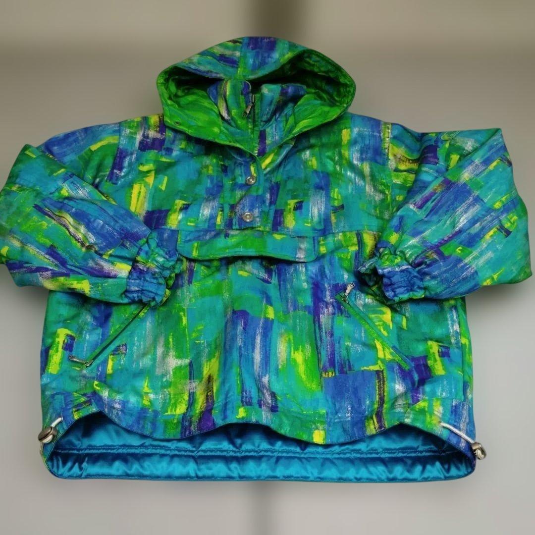 ellesse　エレッセ　スキーウエア 　上下セット　Lサイズ　グリーン　レトロ