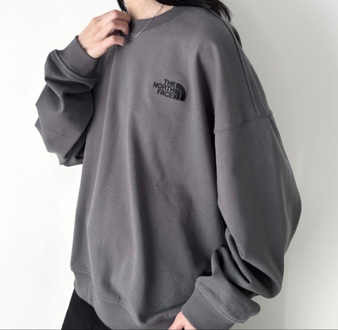 韓国限定 THE NORTH FACE ルーズフィット スウェット L