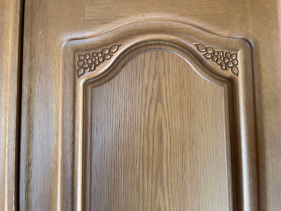 婚礼　和ダンス　桐木目調 3扉衣類収納