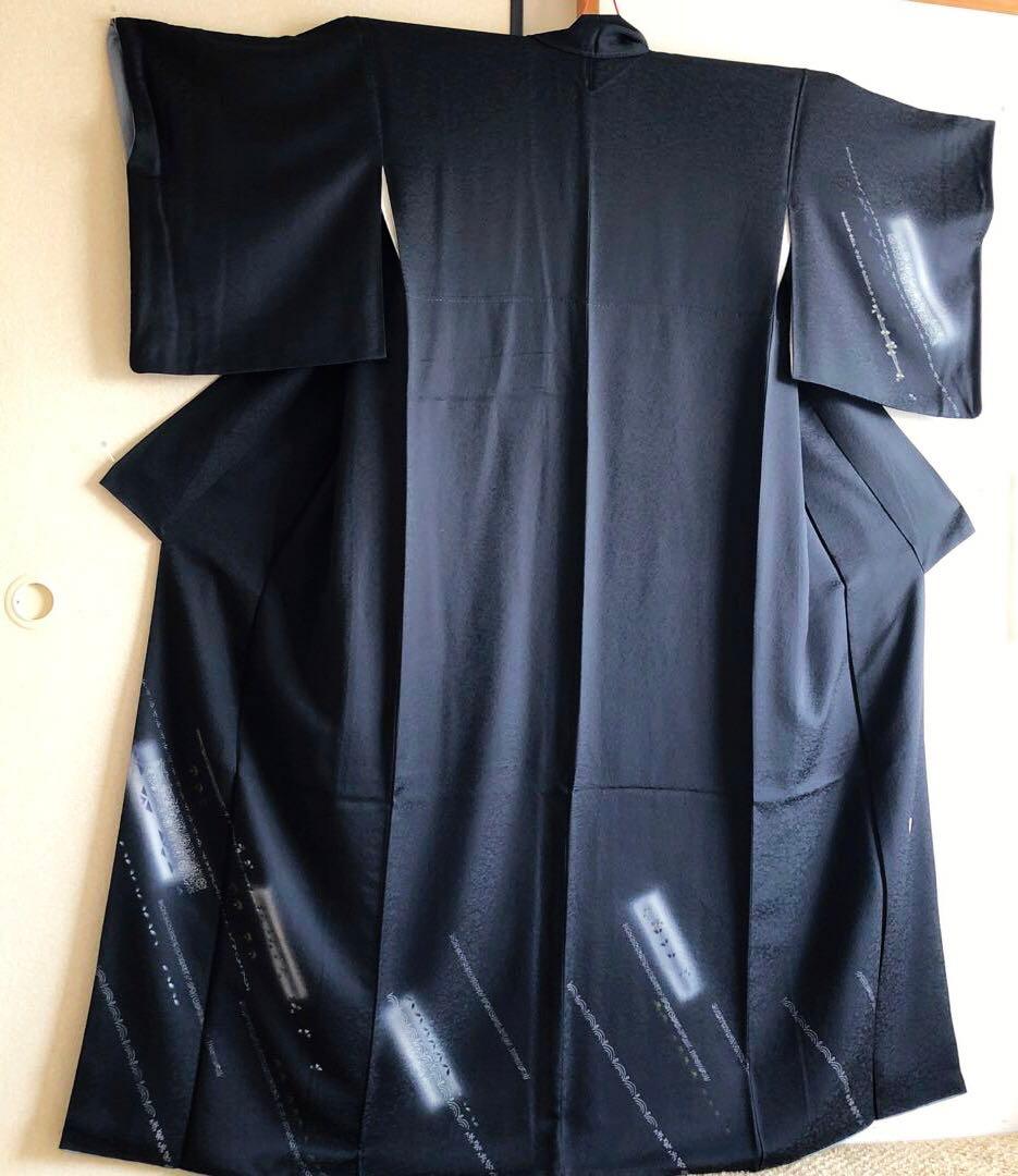 【美品‼️】大人の落ち着きさが漂う❣️シックな訪問着 黒 ★卒業式★入学式★結婚式