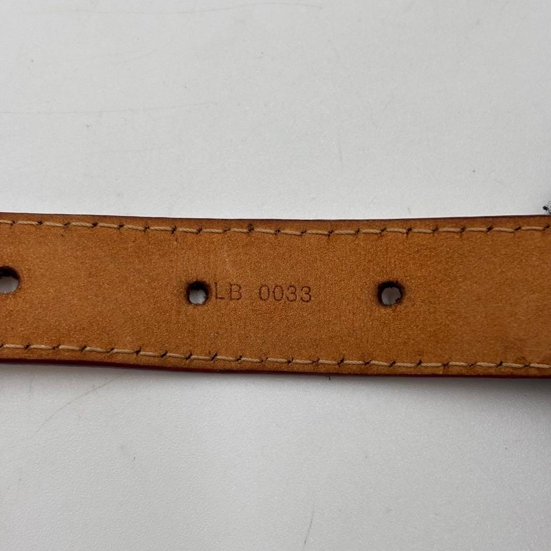 ルイヴィトン モノグラム サンチュール　レザーベルト M9273 ピンク系