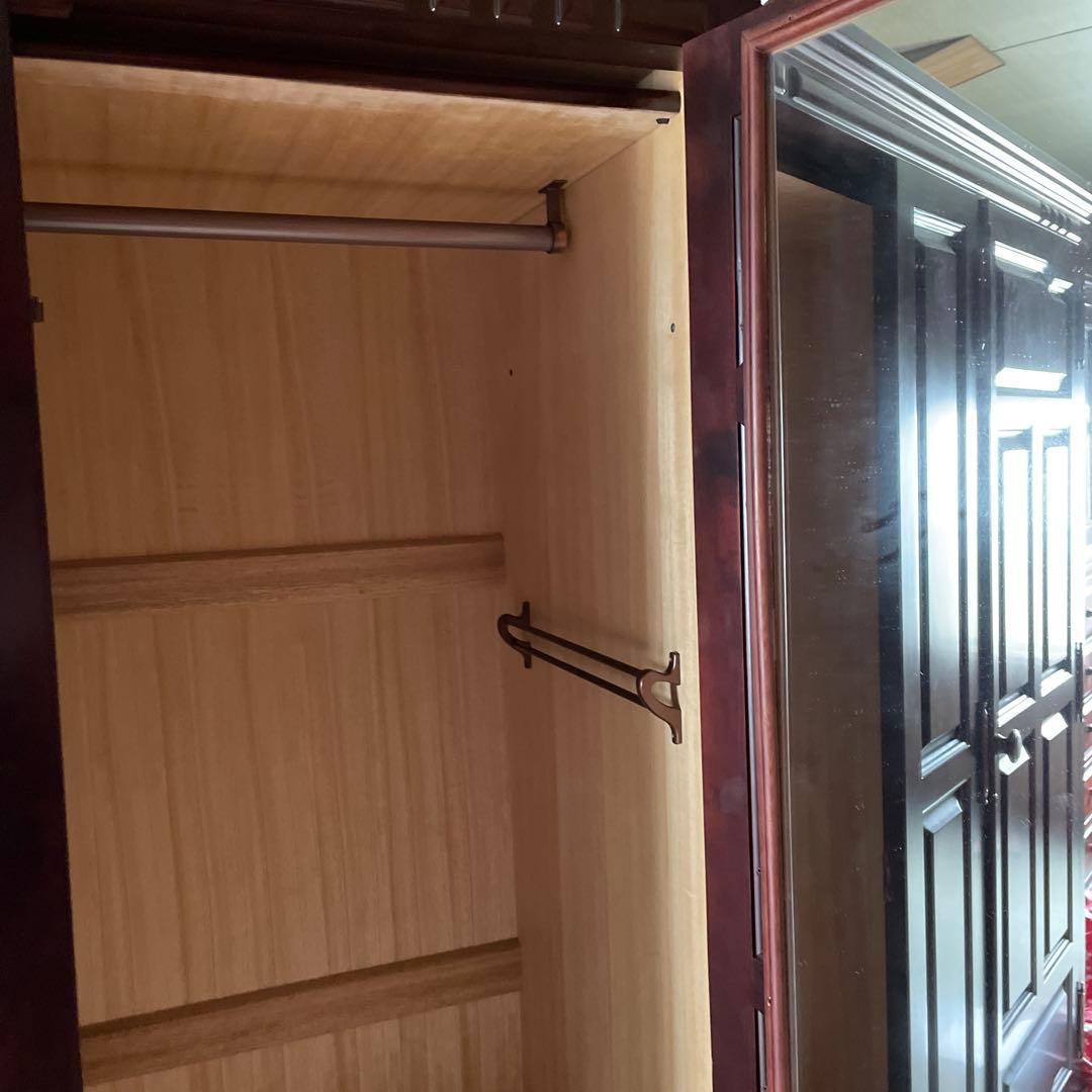 洋服タンス　クローゼット　鍵あり