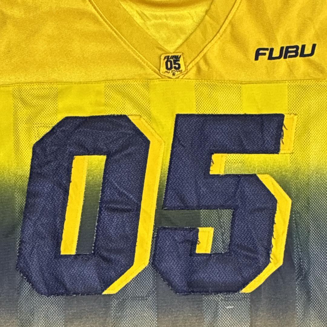 FUBU フブ 両面刺繍 3XL ゲームシャツ ユニフォーム 古着 ヒップホップ
