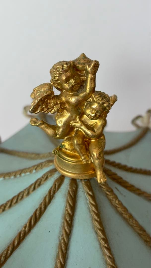 【ビンテージ 】フランクリンミント カルーセルオルゴール 天使