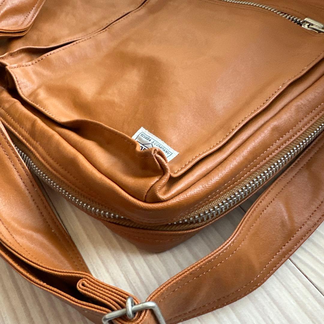 期間限定値下げ！PORTER 吉田カバン ビジネスバッグ キャメルレザー2way