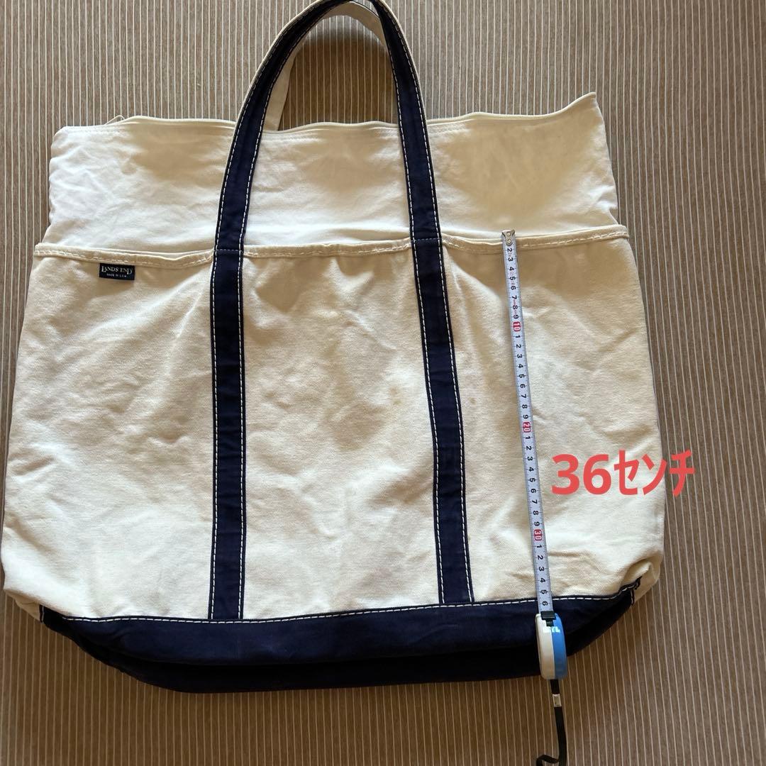 LANDS' END ビッグトートバッグ USA製