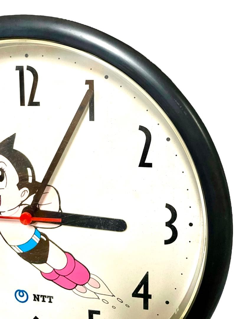 昭和レトロ　鉄腕アトム　ＮＴＴ　レア品　手塚治虫　手塚プロダクション　壁掛け時計