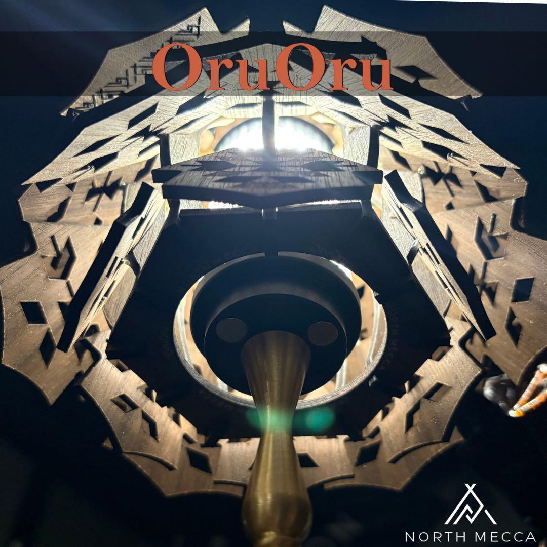 OruOru-ミニマライト2.0 対応オルテガ柄ランタンシェード