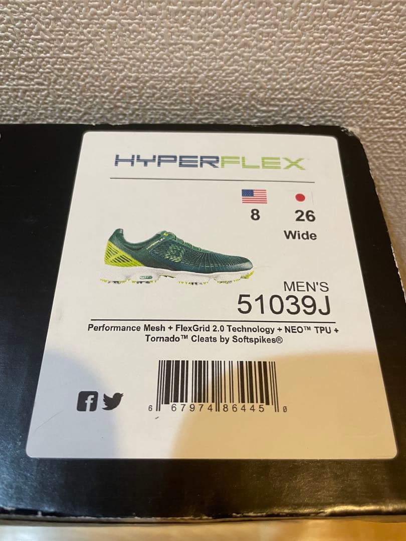 FOOTJOY フットジョイ　メンズ　ゴルフシューズ 26センチ　新品