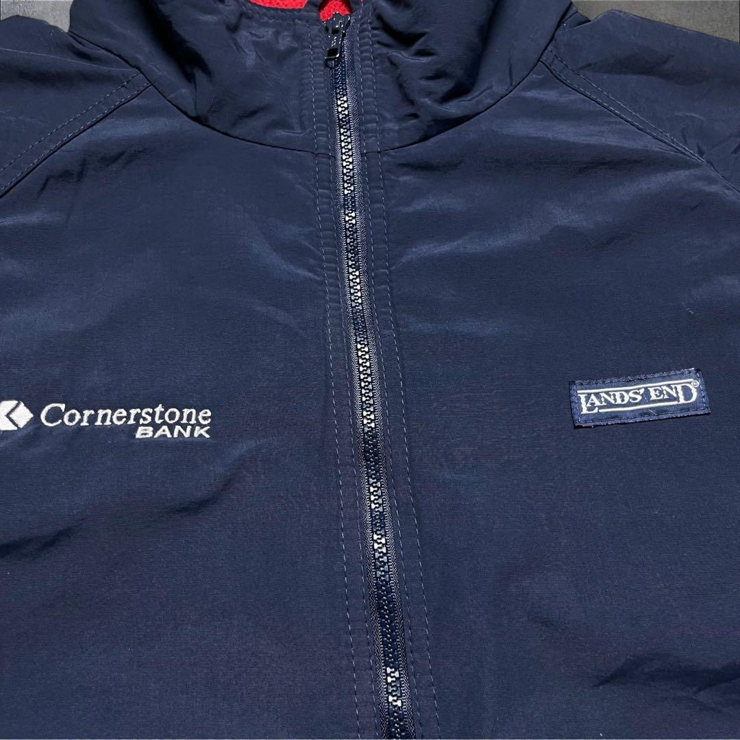 90s LANDS’END シェルドシンチラ ジャケット 企業ロゴ USA製