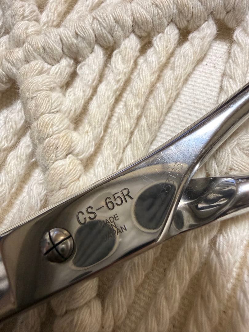 CS-65R 犬用　カーブ鋏 プードルカーブシザー